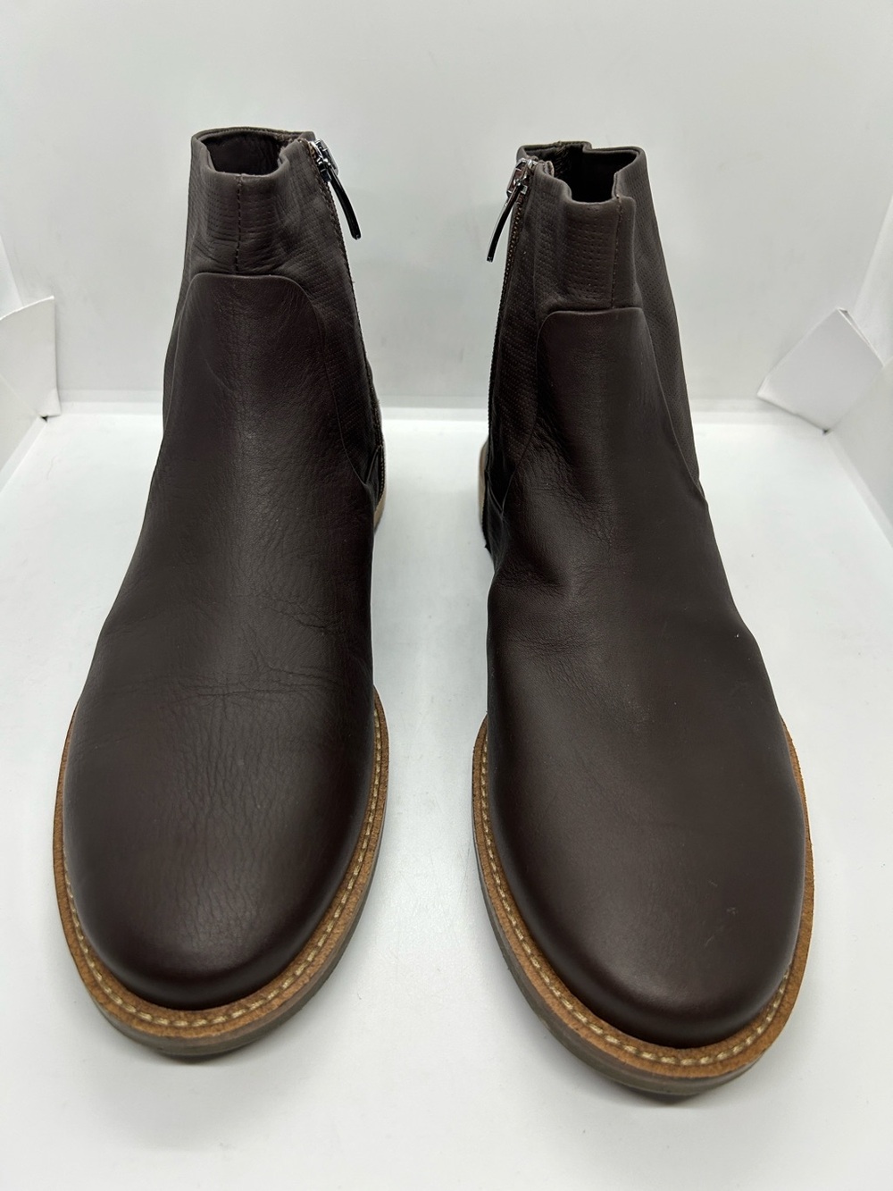 ECCO Women's Sartorelle 25 Ankle Boots  Dark Brown Size 11 US